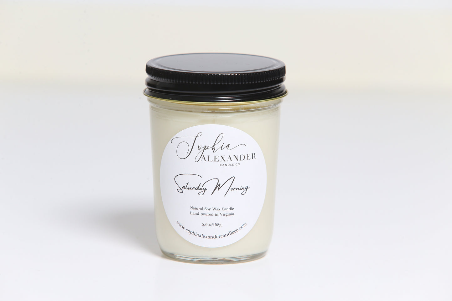 Saturday morning fruity loops soy candle jar