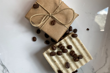 Load image into Gallery viewer, goat milk soap, espresso scent, coffee beans
